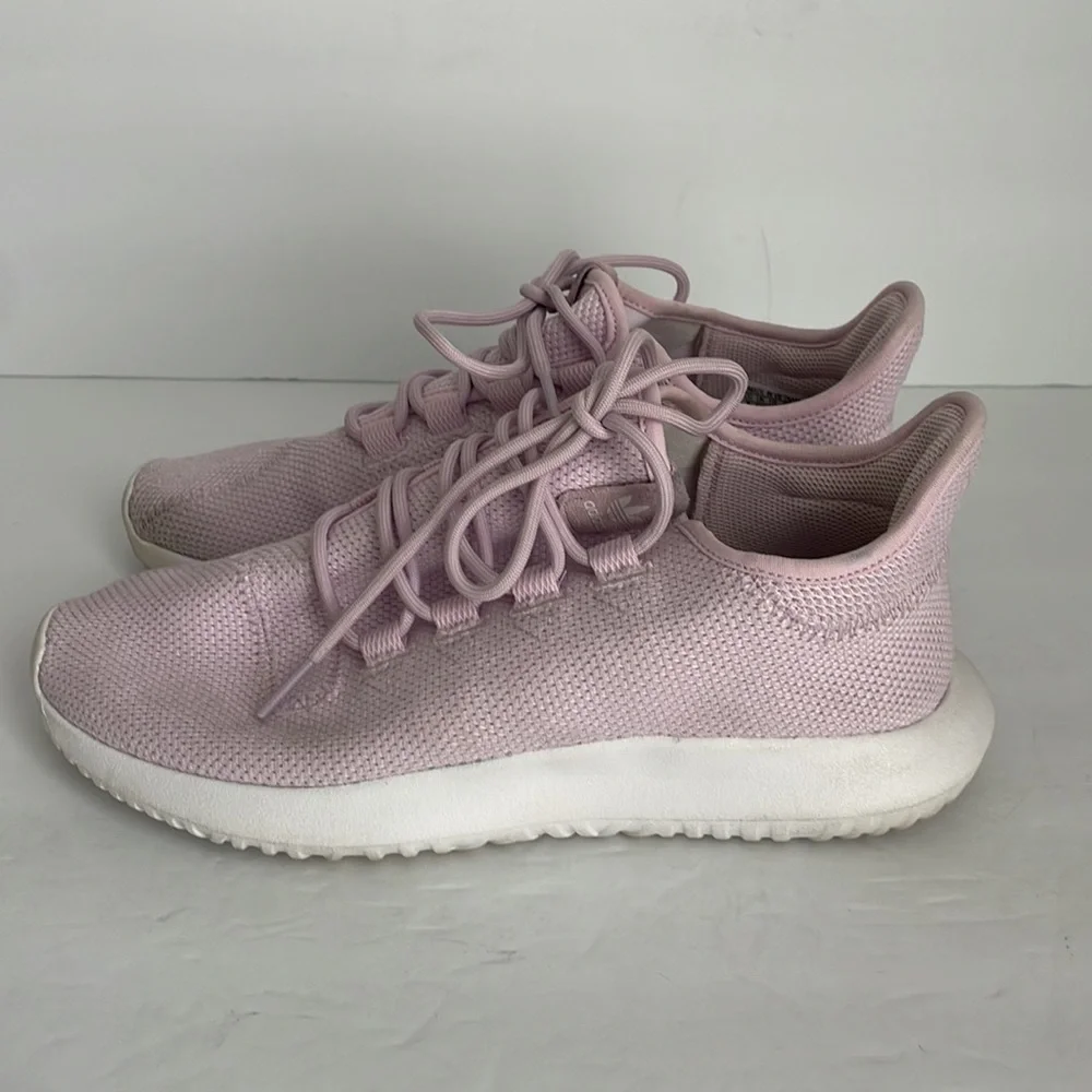 Adidas Originals Big Kid Tubular Shadow Running Shoe Aero Pink/White 7
